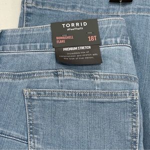Torrid Bombshell Flare Jeans in 18T